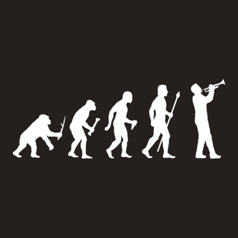 Trumpet Evolution Of Mansilhouette Tank Top by DenzelTyler | Artistshot