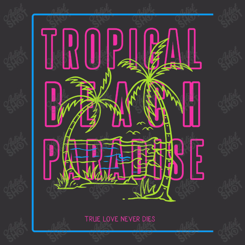 Tropical Paradise Love Vintage Short by lullabellelaart | Artistshot