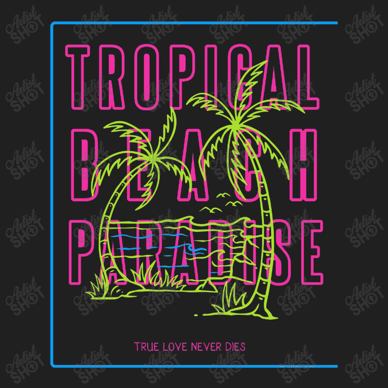 Tropical Paradise Love Ladies Polo Shirt by lullabellelaart | Artistshot