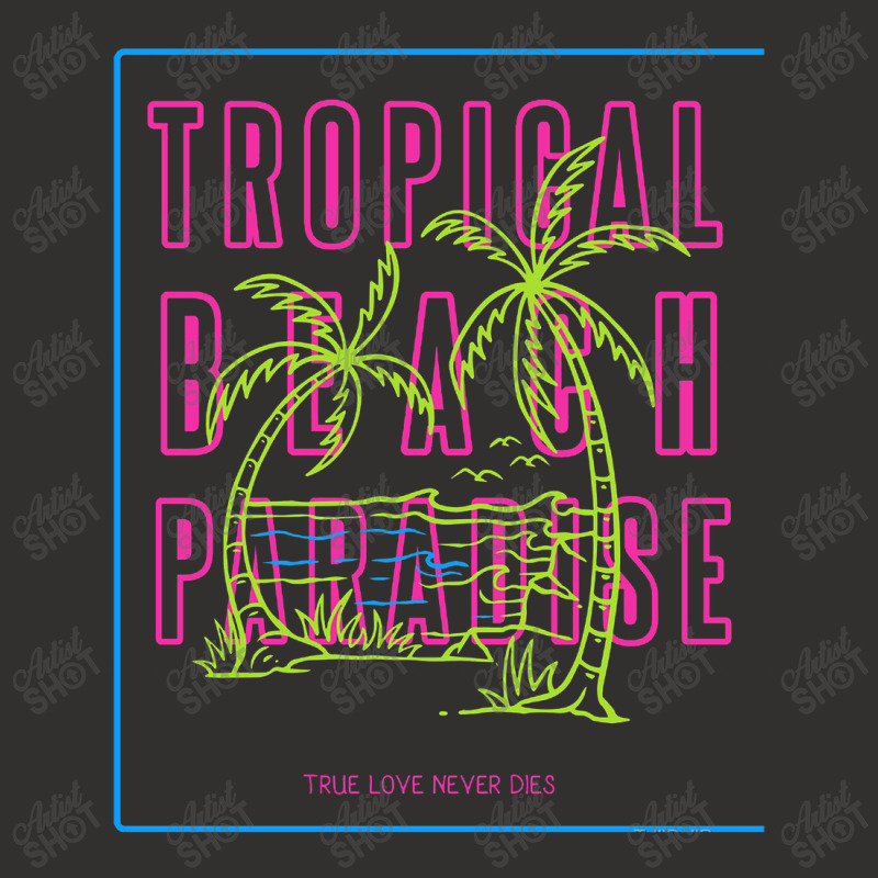 Tropical Paradise Love Champion Hoodie by lullabellelaart | Artistshot