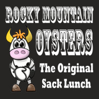 Humorous Rocky Mountain Oysters Ladies Fitted T-shirt | Artistshot