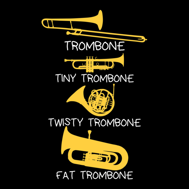 Types Of Trombones V-Neck Tee by DenzelTyler | Artistshot