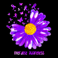 Butterfly Purple Ribbon Sunflower Overdose Awareness T Shir Long Sleeve Shirts | Artistshot