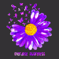 Butterfly Purple Ribbon Sunflower Overdose Awareness T Shir Vintage Hoodie | Artistshot