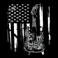 Us American Flag Guitar Musician Distressed Racerback Guitarsa V-neck Tee | Artistshot