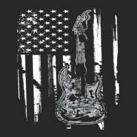 Us American Flag Guitar Musician Distressed Racerback Guitarsa Men's T-shirt Pajama Set | Artistshot