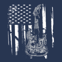 Us American Flag Guitar Musician Distressed Racerback Guitarsa Men Denim Jacket | Artistshot