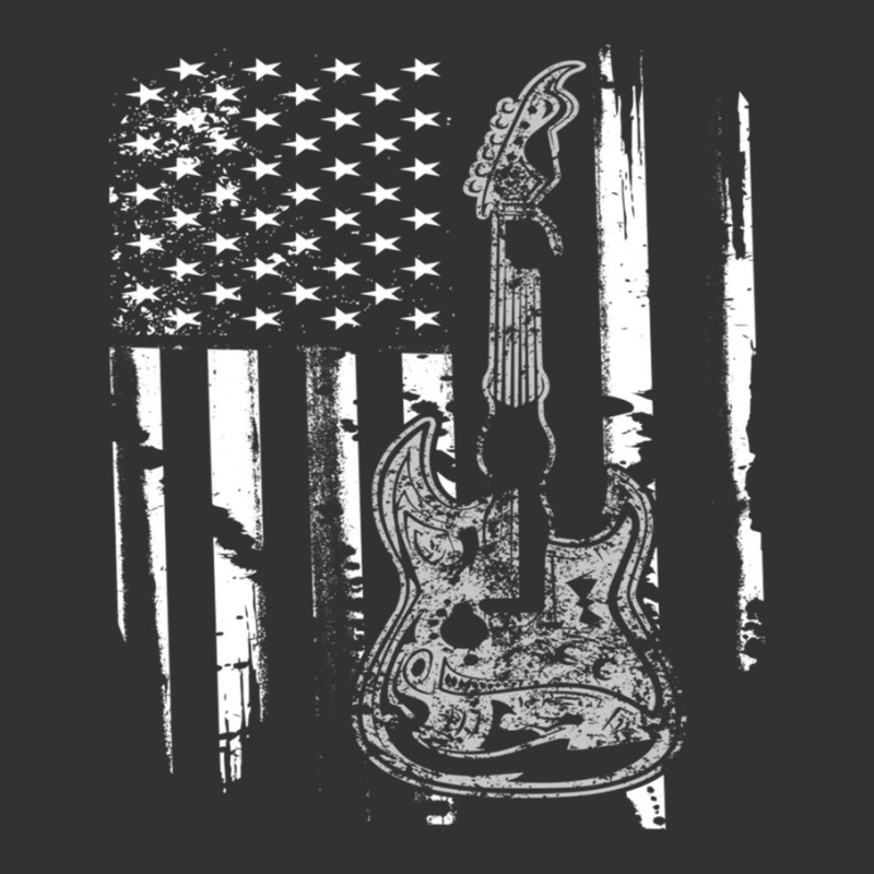 Us American Flag Guitar Musician Distressed Racerback Guitarsa Vintage Short by DenzelTyler | Artistshot