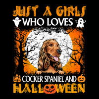 Just A Girl Who Loves Cocker Spaniel And Halloween Women's V-neck T-shirt | Artistshot