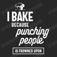 I Bake Because Punching People Is Frowned Upon Men's T-shirt Pajama Set | Artistshot