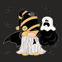 Dwarf Gnome Halloween Costume Bats Ghost Ladies Fitted T-shirt | Artistshot