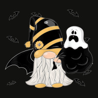 Dwarf Gnome Halloween Costume Bats Ghost Scorecard Crop Tee | Artistshot