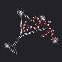 Christmas Candy Cane Martini Bling Rhinestone Christmas Youth Tee | Artistshot