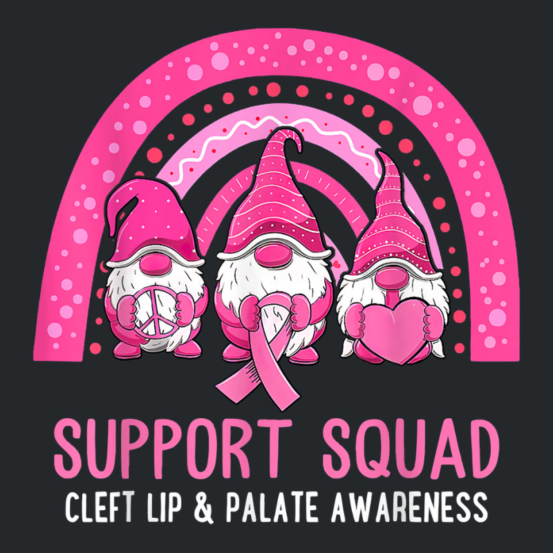 Cleft Lip & Palate Awareness Support Squad Gnomes Rainbow T Shirt Crewneck Sweatshirt by daecuvifysha | Artistshot