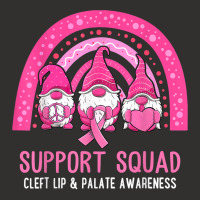 Cleft Lip & Palate Awareness Support Squad Gnomes Rainbow T Shirt Champion Hoodie | Artistshot