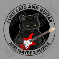 I Like Cats And Guitar And Maybe 3 People Cat Plays Guitar Love Cat Crewneck Sweatshirt | Artistshot