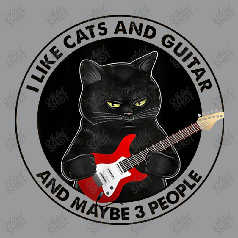 I Like Cats And Guitar And Maybe 3 People Cat Plays Guitar Love Cat Crewneck Sweatshirt by lullabellelaart | Artistshot