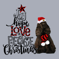 Joy Hope Love Peace Christmas Black American Cocker Spaniel Tank Dress | Artistshot