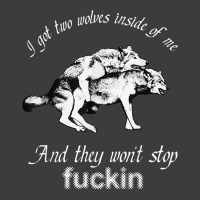 I Got Two Wolves Inside Of Me And They Wont Stop Fuckin Men's Polo Shirt | Artistshot