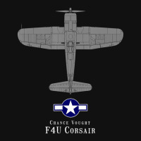 F4u Corsair Tech Drawing Wwii Naval Airplane Baby Beanies | Artistshot