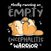 Mostly Running On Empty Encephalitis Warrior T Shirt Adjustable Cap | Artistshot