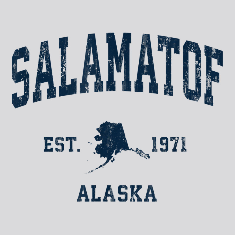 Salamatof Alaska Ak Vintage Athletic Navy Sports Design T Shirt Women's Triblend Scoop T-shirt by cm-arts | Artistshot