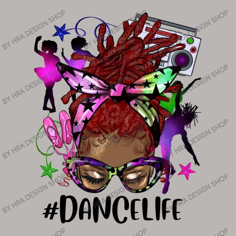 Afro Red Locs Messy Bun Dance Life Baby Tee by HRA Design Shop | Artistshot