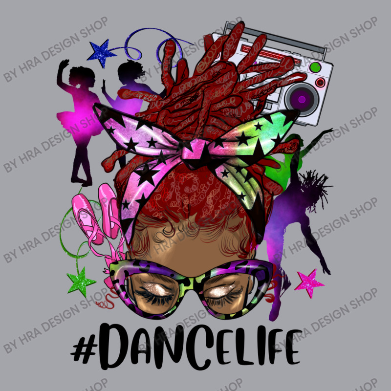 Afro Red Locs Messy Bun Dance Life Youth Hoodie by HRA Design Shop | Artistshot