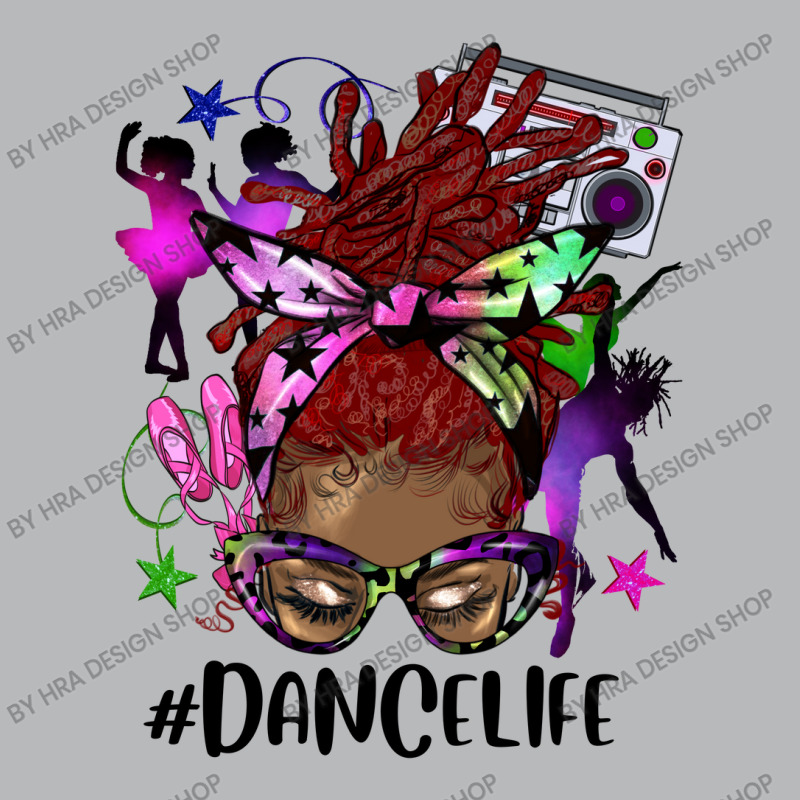 Afro Red Locs Messy Bun Dance Life Youth Sweatshirt by HRA Design Shop | Artistshot