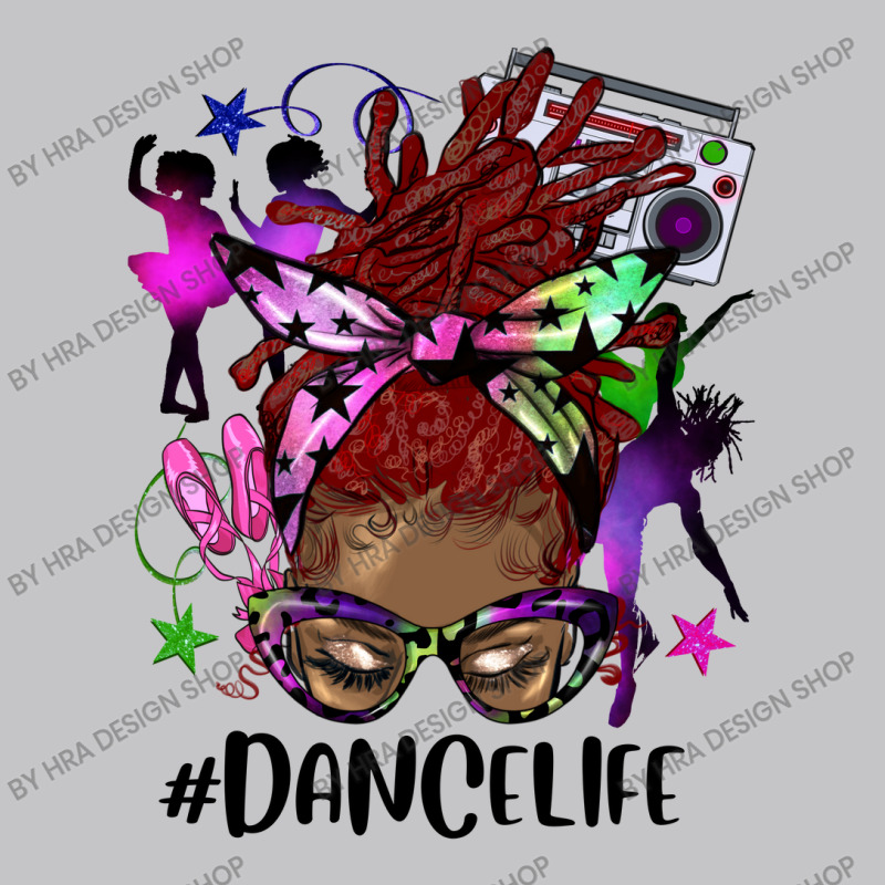 Afro Red Locs Messy Bun Dance Life Baby Bodysuit by HRA Design Shop | Artistshot