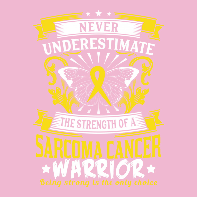 Never Underestimate The Strength Of A Sarcoma Cancer Warrior Baby Bodysuit | Artistshot