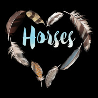 Horses Feather Heart, Horses Feather Heart Vintage, Horses Feather Hea Fleece Short | Artistshot