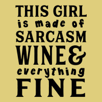 Sarcasm Wine And Everything Fine Baby Bodysuit | Artistshot