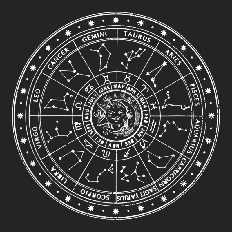 Zodiac Wheel Horoscope Astrology Science Gift T Shirt 3/4 Sleeve Shirt by cm-arts | Artistshot