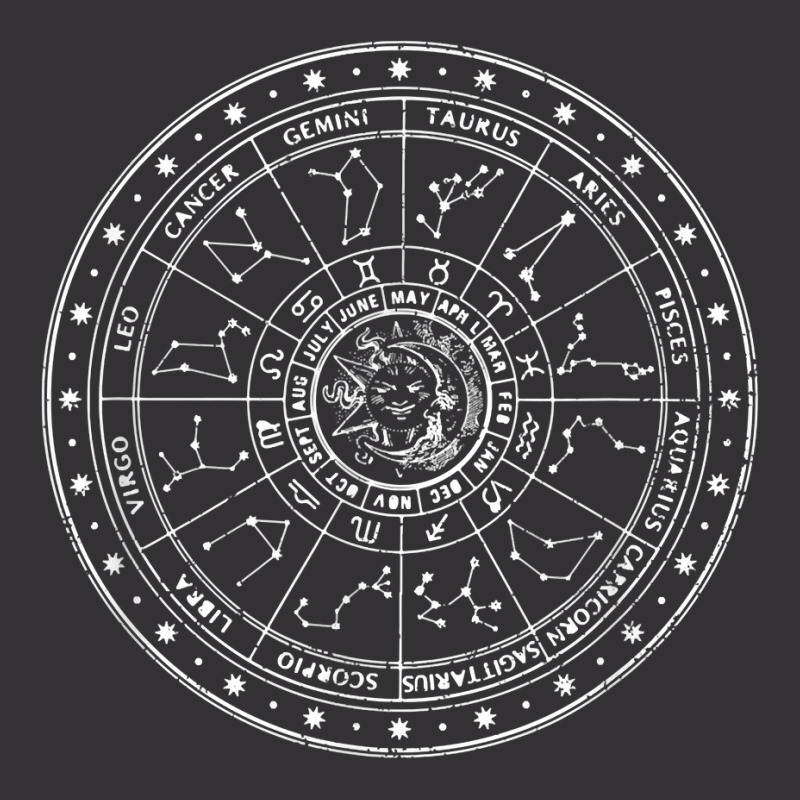 Zodiac Wheel Horoscope Astrology Science Gift T Shirt Vintage Short by cm-arts | Artistshot