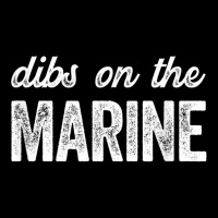 Funny Marine Wife Dibs On The Marine T Shirt Kids Cap | Artistshot