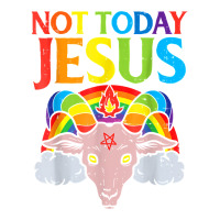 Today Not Jesus Satan Goat Satanic Rainbow Satanism Gift T Shirt Unisex Hoodie | Artistshot