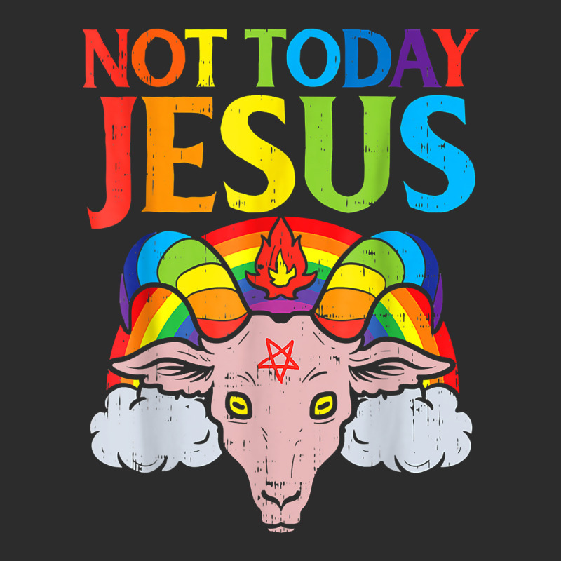 Today Not Jesus Satan Goat Satanic Rainbow Satanism Gift T Shirt Exclusive T-shirt by zheralalumo | Artistshot