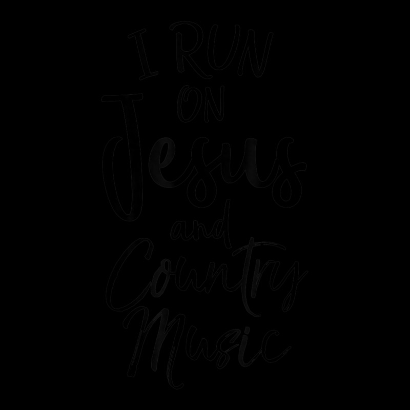 I Run On Jesus And Country Music Funny Christian Zipper Hoodie by thangdinhsinhelf | Artistshot