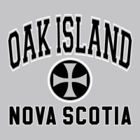 Oak Island Varsity Style Cross Black Print Pullover Hoodie Baby Bodysuit | Artistshot