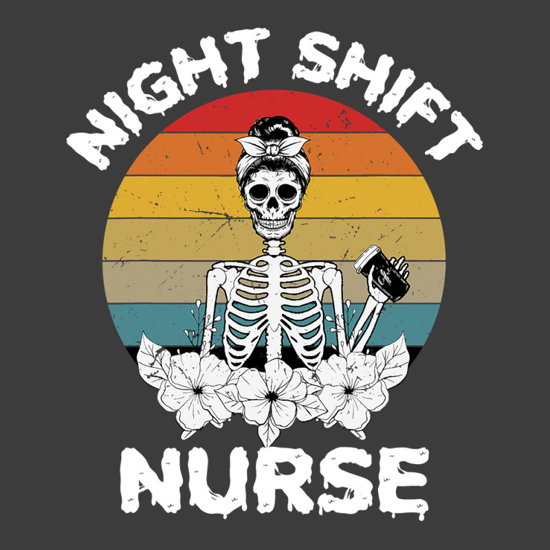 Funny Night Shift Nurse Skeleton Halloween Rn Nurses Women Men's Polo Shirt | Artistshot