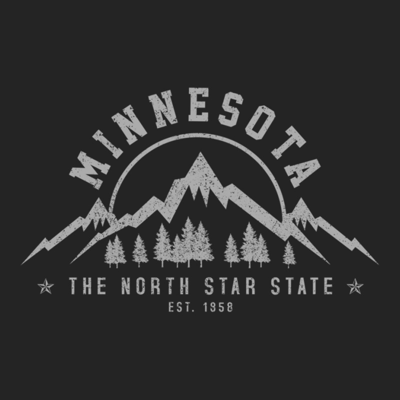 Minnesota North Star State Est. 1858 Vintage Mountains Gift Pullover H 3/4 Sleeve Shirt | Artistshot