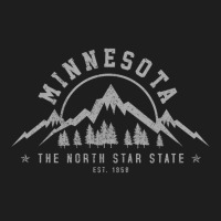 Minnesota North Star State Est. 1858 Vintage Mountains Gift Pullover H Classic T-shirt | Artistshot