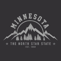 Minnesota North Star State Est. 1858 Vintage Mountains Gift Pullover H Vintage Hoodie | Artistshot