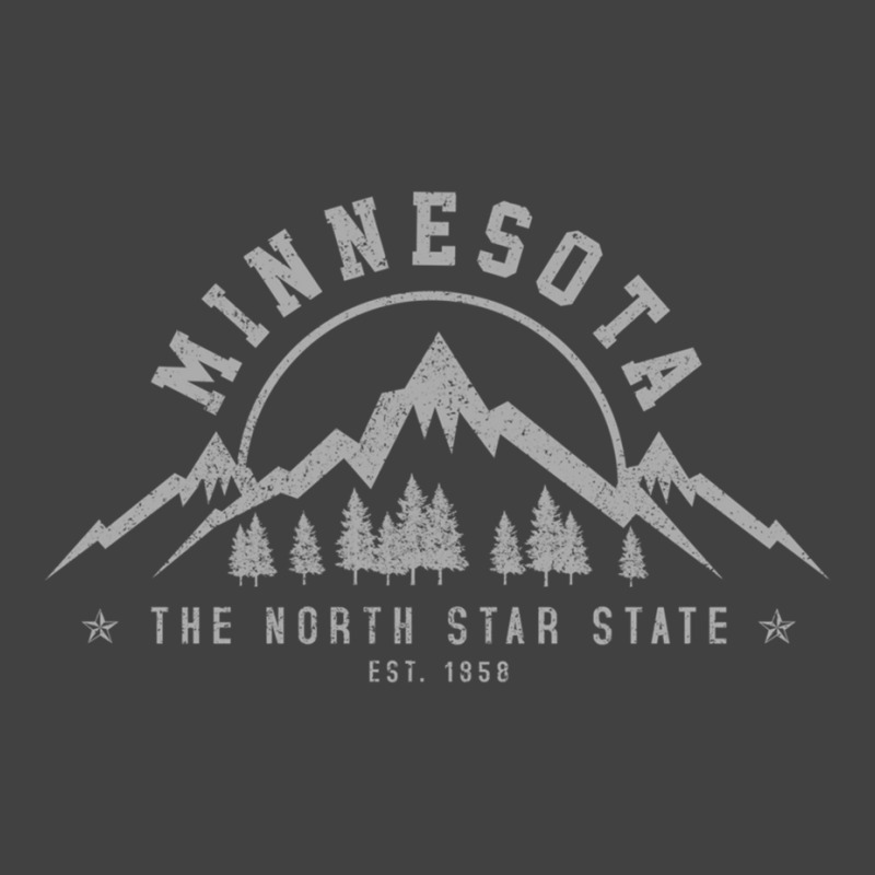 Minnesota North Star State Est. 1858 Vintage Mountains Gift Pullover H Vintage T-shirt | Artistshot