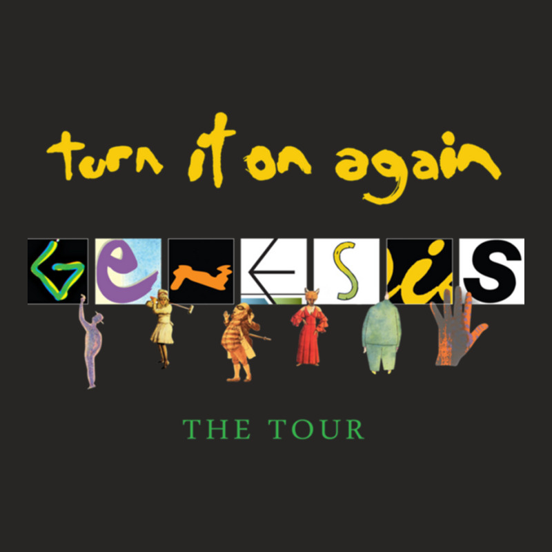 Genesis Turn It On Again Ladies Fitted T-Shirt by KIERRAMOORE | Artistshot