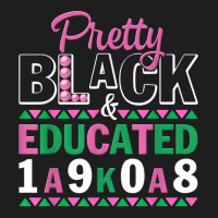 Pretty Black And Educated J15 Founder's Day Aka Women T Shirt Classic T-shirt | Artistshot