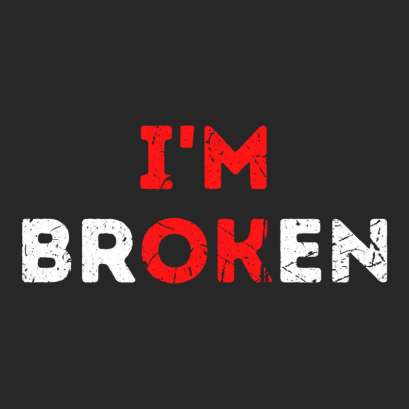 I'm Ok I'm Broken Mental Health Awareness Invisible Illness Men's T-shirt Pajama Set by cm-arts | Artistshot