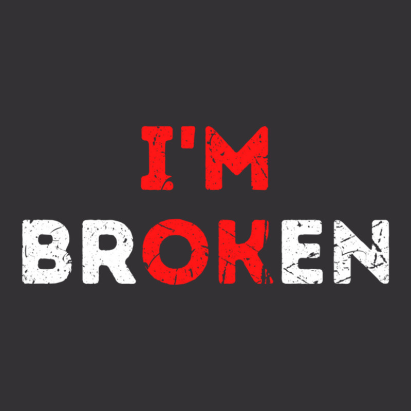 I'm Ok I'm Broken Mental Health Awareness Invisible Illness Vintage Short by cm-arts | Artistshot