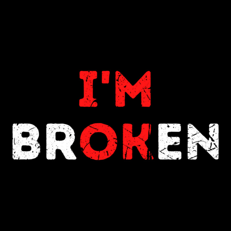 I'm Ok I'm Broken Mental Health Awareness Invisible Illness Fleece Short by cm-arts | Artistshot